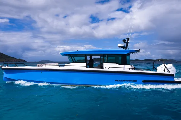 Axopar 37 Cross Cabin in the Compass Boat Club fleet