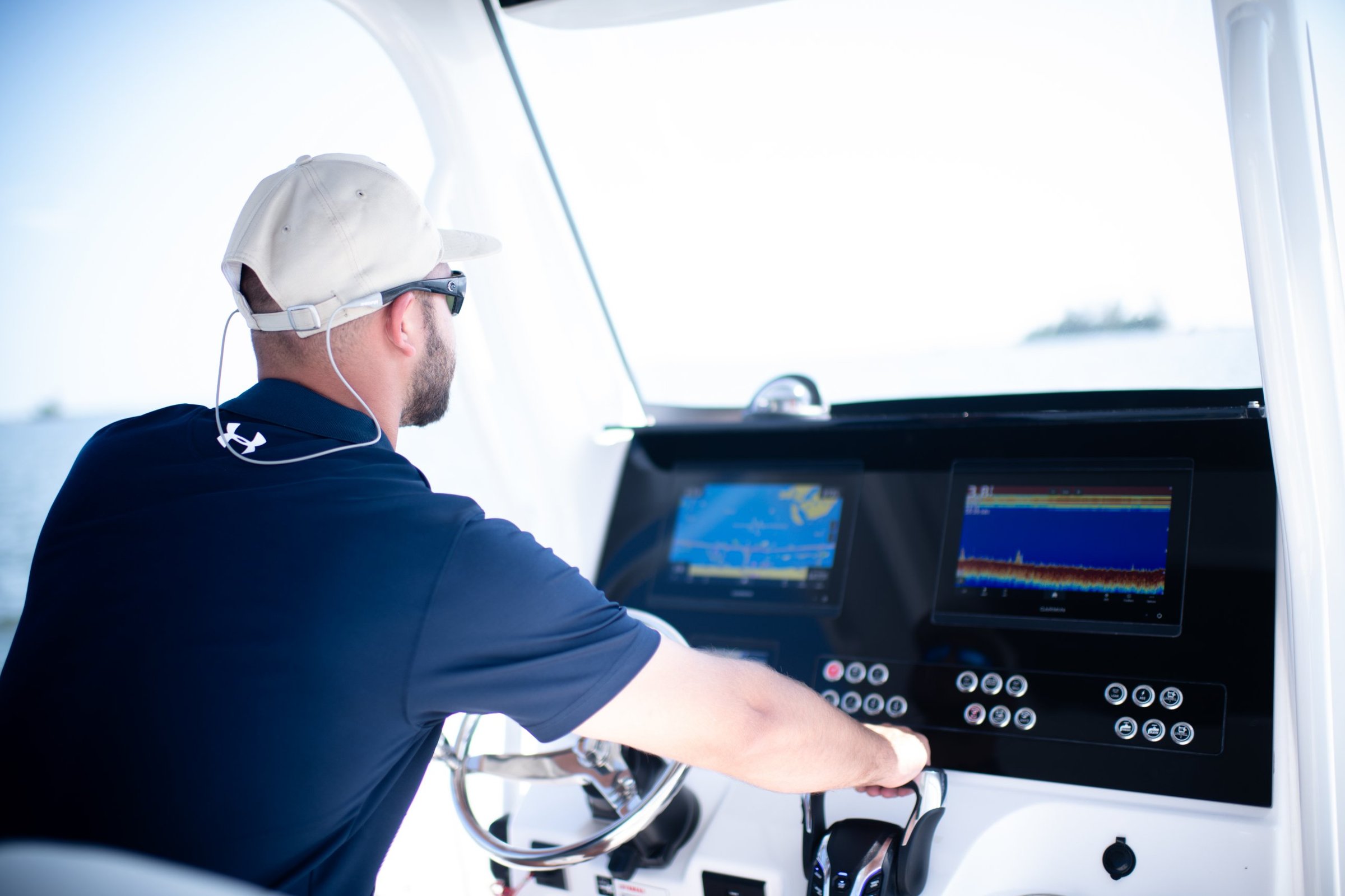 A Compass member at the helm